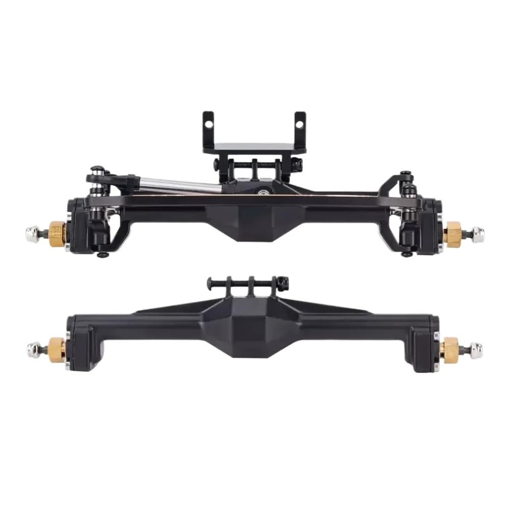 10mm Diamond CNC Brass Portal Axles with Lay Down Servo Mount and Links 1 18 RC Crawler Axle Upgrade Parts Compatible with Automotive Motorcycle Parts
