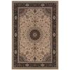 HomeRoots 574279 10 x 13 ft. Ivory & Black Oriental Rectangle Traditional Area Rug view 1