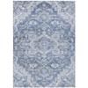 HomeRoots 586390 3 x 5 ft. Oriental Washable Indoor & Outdoor Rectangle Area Rug Denim Blue & Sky Blue view 1