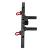 Anti Collision Aluminium Rear Bumper for Traxxax 4, RC Car Parts, CNC Precision Workmanship with Smooth Edge, Durable RC Rear Bumper for Crawler Cars, Includes Brackets and Scr (8236BL Black) view 3