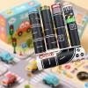 28x Roadway Tape Traffic Sign Stickers Race Cars Decoration Realistic Decorative Road Tape Train Track Tapes for Notebooks, 300cm view 3