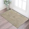 HomeRoots 567181 2 x 3 ft. Wool Floral Hand Knotted Rectangle Area Rug Tan & Ivory view 1