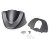 Cndoci37 Motorbike Front Chin Spoiler Lower Fflowing Accessaries for Harley Dyna FXD FXDB FXDC FXDF FXDL FXDR FXDS FXDWG 2006-2017, Matte Black view 3