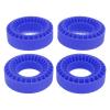 4PCS RC Inserts Fit for 1.0 Inch Tires, Silicone RC Wheel Insert for 1/10 RC Crawler Car, Superior Side Wall Support with Wear Proof Design, Enhanced Traction for Off - Road Terrai (Blue) view 4