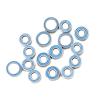 16pcs RC Ball Bearings Kit 5x10x4 5x11x4 8x12x3.5mm Rubber Sealed Compatible for Tamiya TT-02 TT02 1/10 RC Parts confident(TT02 BLUE) view 1