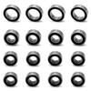 16pcs RC Ball Bearings Kit 5x10x4 5x11x4 8x12x3.5mm Rubber Sealed Compatible for Tamiya TT-02 TT02 1/10 RC Parts confident(TT02 BLUE) view 2