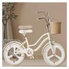 Wiggle Scooter Kids Bike Children Bicycle Rider Height 32-60 Inch, Coaster Brake with Woven Basket Bell(Pink1,20inch) view 3