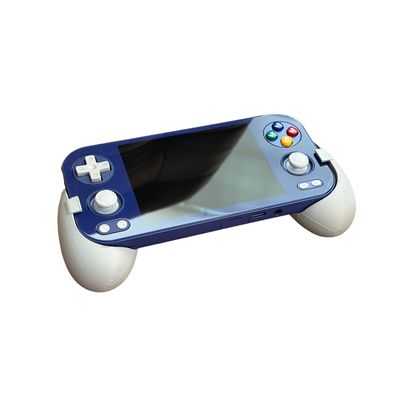 3D Printed Grip for RG476H Handheld Game Console, Ergonomic Grip Compatible Screen Protector Version (Grey)