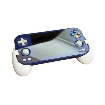 3D Printed Grip for RG476H Handheld Game Console, Ergonomic Grip Compatible Screen Protector Version (White)