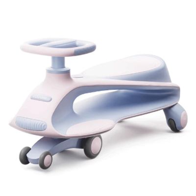Wiggle Scooter Wiggle Car Kids Ride On Toy Swing Car Swing Silent Pu Wheel for Ages 3 Years and Up Anti-Rollover(Pink)