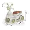 Wiggle Scooter 4 Wheel Scooter for Kids with Music & LED Light, Wiggle Car for Age 1-3 Boys Girls Kids Balance Bike(Green,Silent Wheel) view 2
