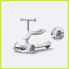 Wiggle Scooter Children's Scooter Foldable Kick Scooter Portable Push Balance Scooters with Seat Cushion for Boys and Girls(Grey) view 3