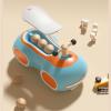 Wiggle Scooter Ride On Toys Light Music & Under-Seat Storage Foot-to-Floor Sliding Car Safe Sturdy Push Cars(Blue) view 3