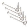 4Pcs Steel CVD Drive Shaft Transmission Axle for HSP 94123/94108/94102, 1/10 RC Car Drive Shaft, CNC Machined Steel Axle with Anti - Drop Design, Durable Replacement for Dog Bone 0 (Silver) view 2