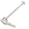 4Pcs Steel CVD Drive Shaft Transmission Axle for HSP 94123/94108/94102, 1/10 RC Car Drive Shaft, CNC Machined Steel Axle with Anti - Drop Design, Durable Replacement for Dog Bone 0 (Silver) view 3