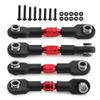 RC Models Spare Parts For 4-TEC For Mustang 4Pcs Adjustable Alloy Turnbuckles Remote Control Drift Car Upgrade Parts Accessories(Red) view 1