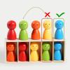 Bottle Color Challenge, Logical Training Game, 19.8x7.5x4cm, Bottle Matching Toys, Party Activity Set, Color Puzzle Play, for Outdoor, Travel, Holiday Night view 4