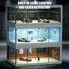 1/64 Scale Diecast Model Car Display Case Car Dioramas Car Garage Model Car Showrooms Model Car Parking Lot Storage Model view 2