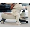 Wiggle Scooter Wiggle Car for Kids Ride On Toy Silent Wheel Sound and Light Music Model for Ages 3 and Up(Khaki) view 4