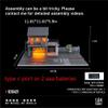 1/64 Diorama Car Garage Model, LED Lighting Parking Lot Scene Display Case, for 1:64 Diecast Model Cars Display, Car Display Cabinet, Building Garage Diorama (Japanese Repair Shop) view 4
