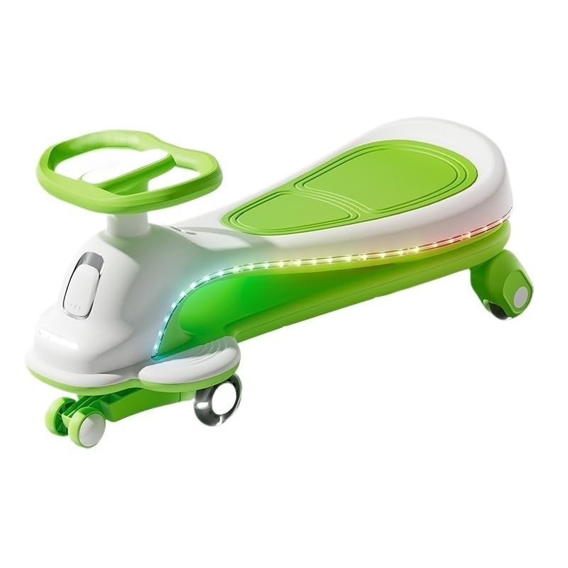 Wiggle Scooter Wiggle Car for Kids Music & Flash Wheels Easy Assembly Crazy Swing Cars for Kids Ages 1+
