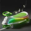 Wiggle Scooter Wiggle Car for Kids Music & Flash Wheels Easy Assembly Crazy Swing Cars for Kids Ages 1+ view 4