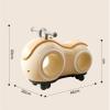 Wiggle Scooter Peanut Shape Swing Car with Music Light Handle Ride On Push Cars for Toddlers Anti-Rollover(Blue) view 2