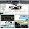 Abaodam Wide Angle Back Seat Mirror with Suction Cup, Anti-glare Blue Glass Car inside Rearview Mirror for Trucks Suvs, Dashboard Automotive Interior Accessory view 3