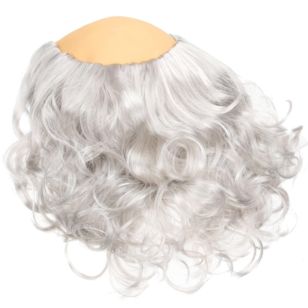 ifundom Funny Bald Wig Cosplay Costume Wig for Party and Performance Dress-up Accessory Wavy Hair