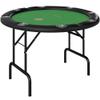 lafengyan Premium Folding Poker Table with Felt Playing Surface, Cup Holders, and Padded Edge for Home Game Nights and Social Gatherings view 1