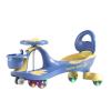 Wiggle Scooter Swing Car with Storage Basket Flashing Wheels & Music Wiggle Cars Ride On Toy for Kids Boys Girls(Blue) view 1