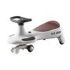 Wiggle Scooter Swing Car with Under-Seat Storage Flashing Wheels Music Uses Twist, Turn, Wiggle to Steer Ride On Toy for Kids Boys Girls(Grey,No Push Handle) view 1