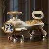 Wiggle Scooter Wiggle Car with Pedal, Ride On Toy Anti-Rollover with Music Silent Flashing Wheels Headlights(Blue) view 3