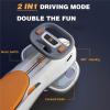 Wiggle Scooter Electric Swing Car with Pedals, 2 in 1 Swing Cars Ride with Music, Flashing Wheels, Enlarged Body view 3