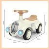 Wiggle Scooter Ride On Push Car with Steering Wheel, Under Seat Storage, Kids Racer Walking for Boys Girls(White) view 2