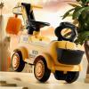 Wiggle Scooter Kids Construction Digger Truck Push Car Under-seat Storage Anti-Rollover Sliding Car Vehicle Toy(White) view 3