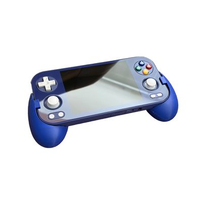 3D Printed Grip for RG476H Handheld Game Console, Ergonomic Grip Compatible Screen Protector Version (Blue)