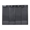Stamp Album Page Sheets Universal 9 Holes Durable Transparent Black Base 3 Lines 4 Lines For Standard Stamp Collection Book 10Pcs Pack (4 lines on black background) view 1