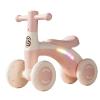 Wiggle Scooter Balance Bike with 4 Wheels Scratch-Resistant Indoor Outdoor Toddler Riding Toy with Steering Limit(Pink) view 1