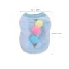 Beaupretty 2pcs Pet Costume Dog Outfit with Ice Cream Pattern, Coral Fleece Warm Rabbit Clothes for XXS Small Puppies, Blue and Pink, Cosplay Photography Prop for Tiny Dogs view 2