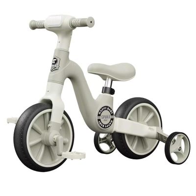 Wiggle Scooter Kid Balance Car for 2-8 Years Old Kids Bicycle A Variable Balance Tricycle Bike(Green)