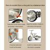Wiggle Scooter Kid Balance Car for 2-8 Years Old Kids Bicycle A Variable Balance Tricycle Bike(Black) view 3