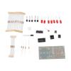 Adfaga Electronic Dice Kit DIY LED Dice with 7 Bright Red Lights Fun Simulation Game for Board Games Parties Learning Metal 68x35mm view 1