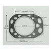 zRuOniA Generator Cylinder Gasket Fit for ZS1105 4 Stroke Small Water Cooled Engine view 2