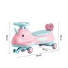 Wiggle Scooter Wiggle Car with Pedal Music Light Anti-Rollover Swing Cars Silent Flashing Wheels for Ages 1 Years and Up Ride On Toys(Pink,with Lights and Music) view 2