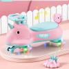Wiggle Scooter Wiggle Car with Pedal Music Light Anti-Rollover Swing Cars Silent Flashing Wheels for Ages 1 Years and Up Ride On Toys(Pink,with Lights and Music) view 3