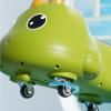 Wiggle Scooter Ride On Push Car Dinosaur Themed Foot to Floor Baby Ride On Sliding Cars for Boys and Girls Music & Lights Under Seat Storage (Green) view 4
