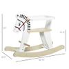 Classic Wooden Rocking Horse Toy for Indoor Play Handcrafted Solid Wood Design with Smooth Rocking Motion and Ergonomic Seat view 2
