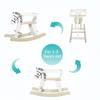 Classic Wooden Rocking Horse Toy for Indoor Play Handcrafted Solid Wood Design with Smooth Rocking Motion and Ergonomic Seat view 4