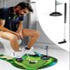 BLINLFDBE Toilet Mini Golf Toy Set Toilet Toy view 1